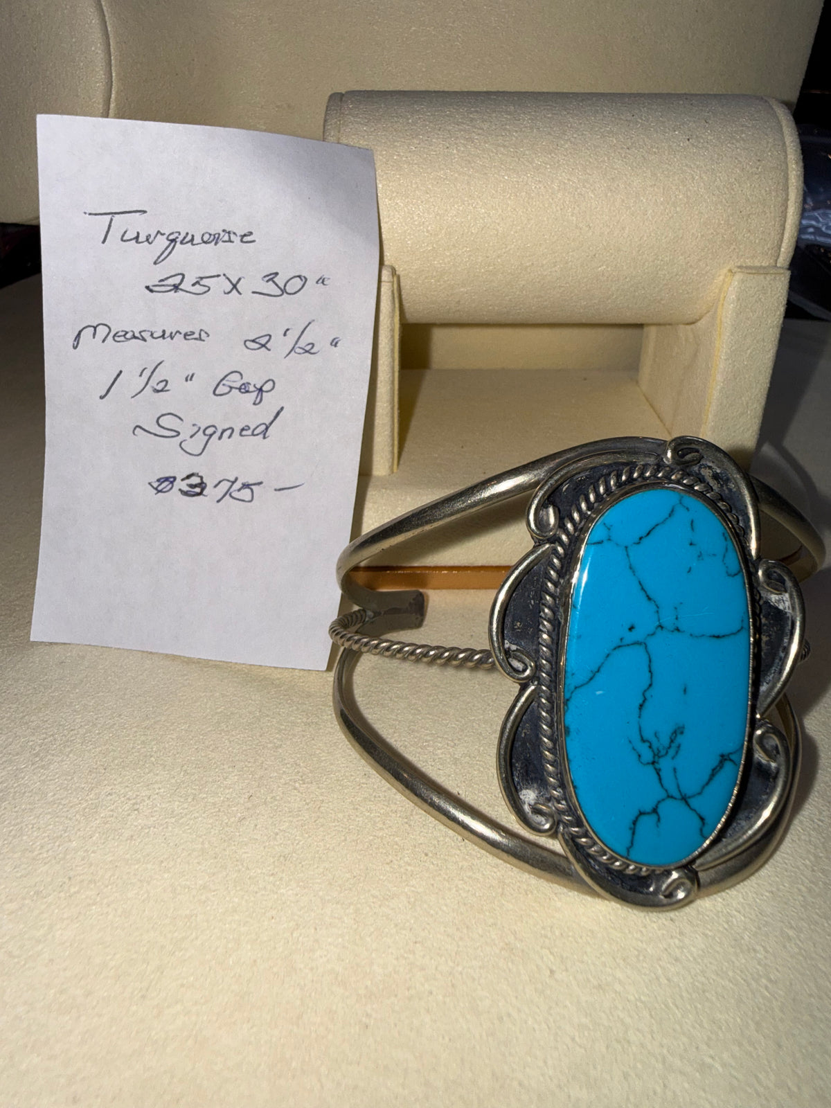 Turquoise SS Bangle